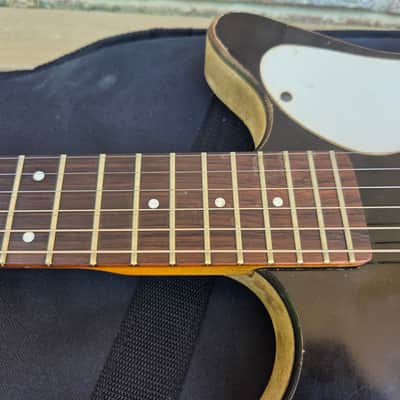 Vintage 1960 Danelectro DC-1 Standard Shorthorn Electric Guitar w/ Fender Gig Bag! image 9