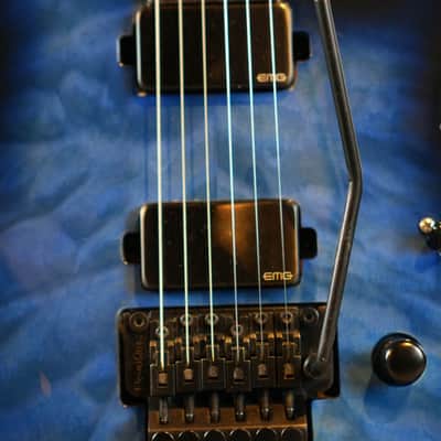 Solar S1.6FRQOB Electric Guitar Quilted Ocean Blue Burst - Used image 6