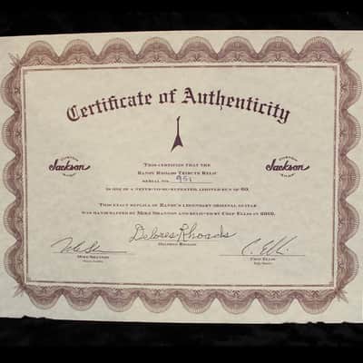 Jackson Randy Rhoads Tribute Relic Guitar (Limited One of 60) image 9