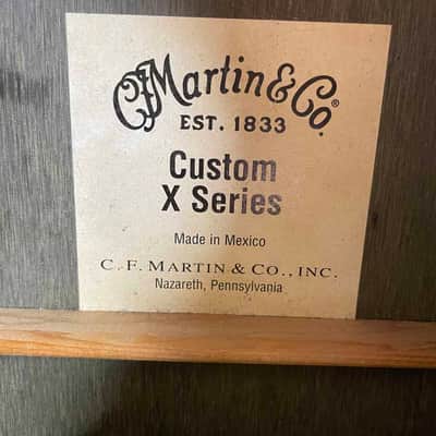 Used: Martin Custom X Series Acoustic/Electric Guitar image 6