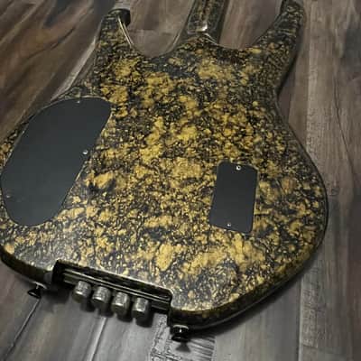Washburn Series 1000 s70 by Status Design 1980s - Woodstone Gold image 8