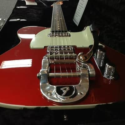 Fender Custom Shop Double TVJ Telecaster with B-5 Bigsby 9230100006 2013 Dakota Red image 2