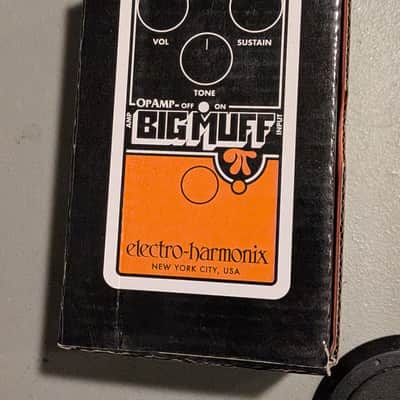 Electro-Harmonix Op Amp Big Muff Pi Reissue 2017 - Present - Black/Orange image 3