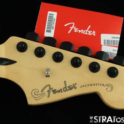 Fender Player Jazzmaster NECK & HIPSHOT BLACK LOCKING TUNERS, 9.5" C Pau Ferro image 1