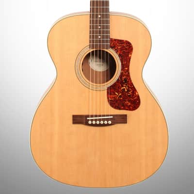 Guild OM-240E Acoustic-Electric Guitar, Natural image 1