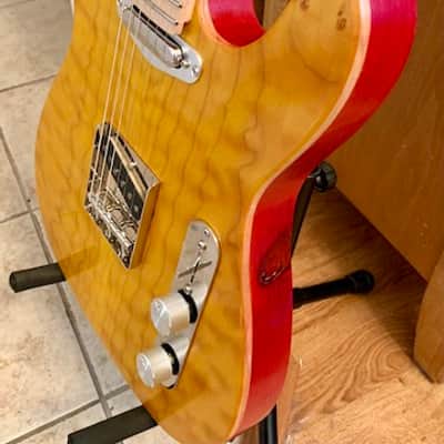 Tone Stone Guitars Quilted Maple and Diamond 2024 - Lemon Lollipop Dripp image 10