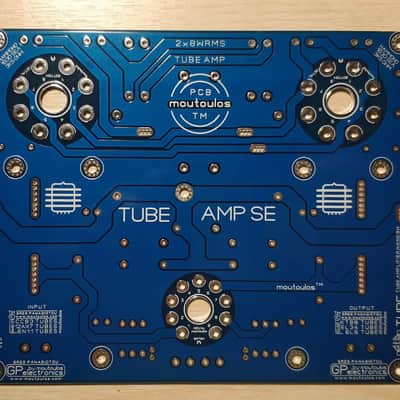 Tube Stereo AMP Single Ended (SE) Bare-PCB 6L6 EL34 (3Wrms) & KT88 (8Wrms) image 3