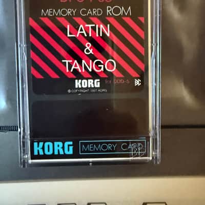Korg DDD-5 Sound Library Series DFC-P03 Memory Card Latin & Tango for DDD5 Drum Machine image 2