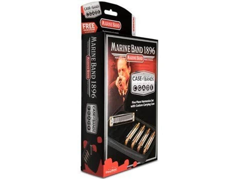 Mint Hohner MBC Marine Band 5-Piece Harmonica Set G, A, C, D & E - Made in Germany image 1
