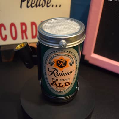 Lo Fi Beer Can Microphone - 1950s Boeing Wind Tunnel Old Stock Rainier image 2