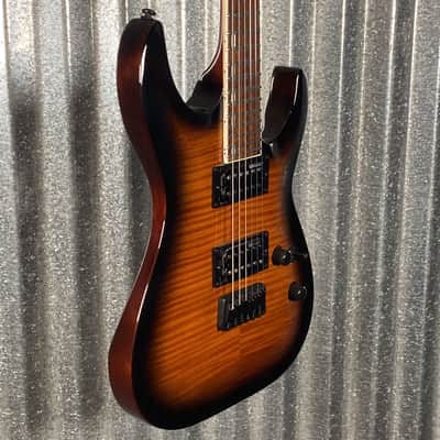 ESP LTD H-200 Flame Top Dark Brown Sunburst Guitar H200FMDBSB #1683 Used image 5