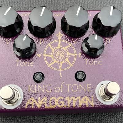 Analogman King of Tone V4 with Red Side High Gain Option | Reverb