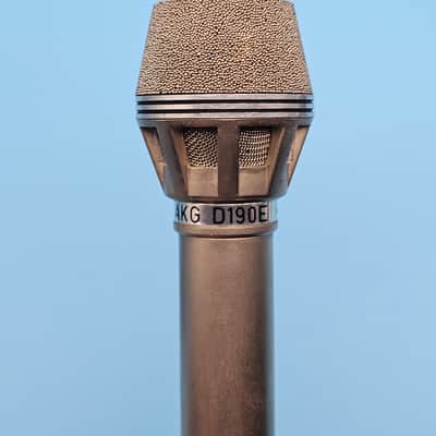 ☆Vintage 1970s AKG D190E *New Foam* Dynamic Microphone - D190 D1000E image 10
