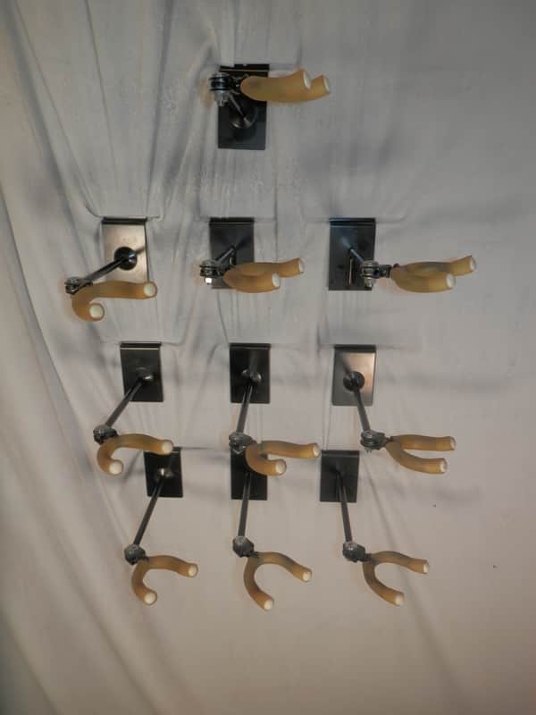 Unbranded Violin Hangers for Slatboard Display Lot of 10 Swivel Hooks used image 1