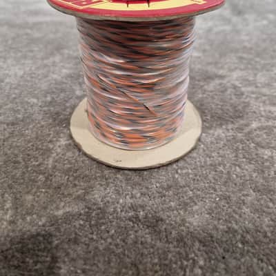 RS 7/0.2mm Equipment Wire Type 2 Orange And Black 100 Metres - Durable Insulation - Excellent image 1