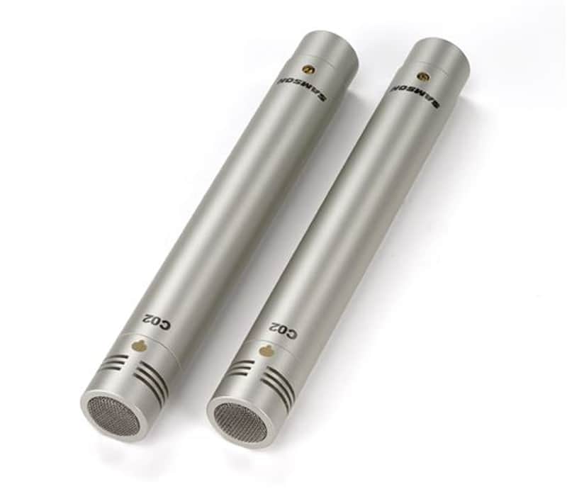 Samson C02 Stereo Pair Condenser Microphones image 1