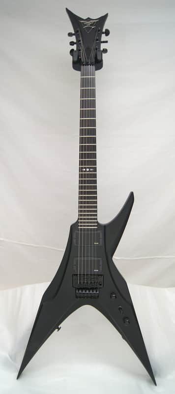 NEW DBZ Bird of Prey Electric Guitar - Matte Black / Floyd Rose / EMG 81+85 image 1