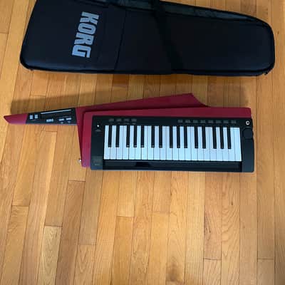 Korg RK-100S 37-Key Keytar with Built-In MMT Digital Synth 2010s - Translucent Red