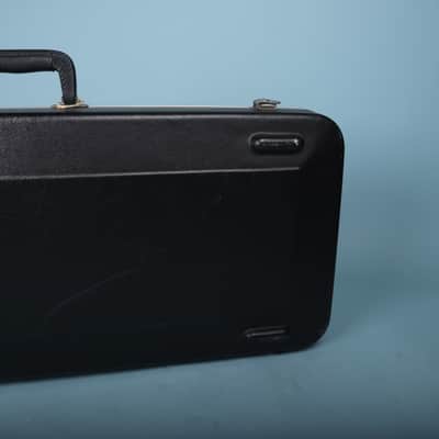 1980s Fender USA Molded Hardshell Rectangular Electric Guitar Case Black image 4