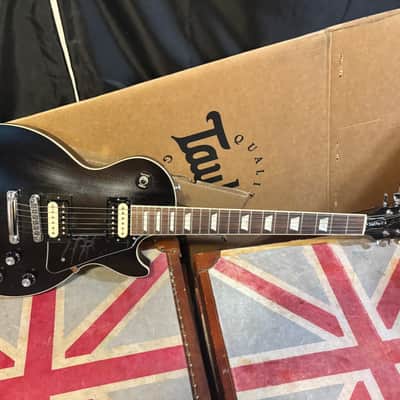 Gibson Les Paul Traditional Pro V Satin Black Electric Guitar image 1