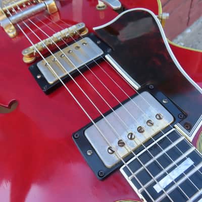 GIBSON ES-355-TD-SV 1966 CHERRY BIGSBY 1 OWNER ORIGINAL LEFT HANDED AMAZING! image 9