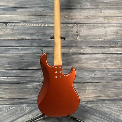 Used G&L Left Handed USA LB-100 4 String Electric Bass with Case- Spanish Copper Metallic image 5