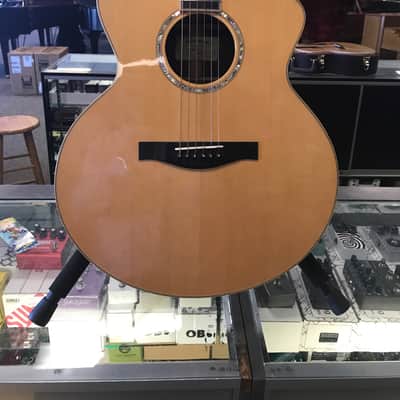 Eastman AC822CE Jumbo Cutaway Electric Natural image 1