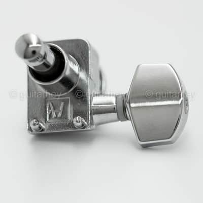 NEW Hipshot STAGGERED Tuners Kit Fender® Directrofit™ LOCKING 21:1 - CHROME image 3