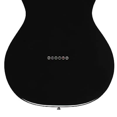 Danelectro D59X12-BLACK Semi-Hollow Double Cutaway Shorthorn Shape 12-String Electric Guitar image 2