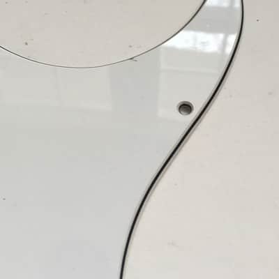 Vintage 1998 Fender Stratocaster USA MIM Pickguard 3 Ply White Relic Guitar Strat Nautral Patina image 10