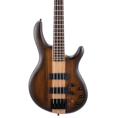 Cort Basses C4 Plus OVMH | Artisan Series Electric Bass, Antique Brown Burst. New with Full Warranty!