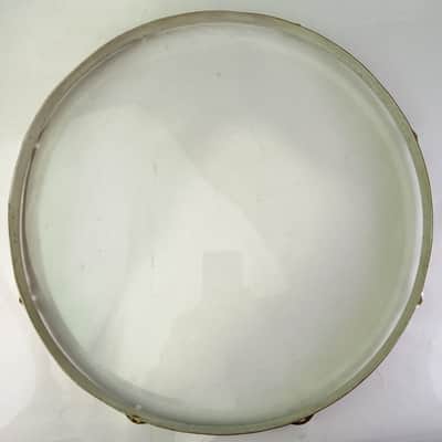 Leedy 14"Stick-Chopper Nickel-Brass Snare Drum/Tom Batter Rim/Hoop Double-Flange image 5