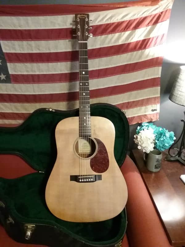 Martin DM Mahogany Dreadnought  2001 Natural *Under-saddle Pickup installed* OHSC image 1