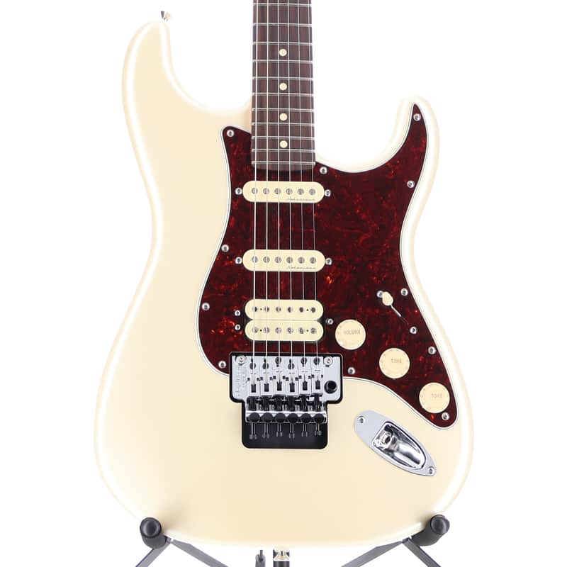 Fender Certified Pre-Owned Player II Modified Stratocaster HSS Floyd Rose, Rosewood Fingerboard, Olympic Pearl (E2) (35836) image 1
