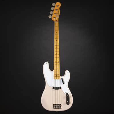 Squier Classic Vibe '50s Precision Bass MN (White Blonde) - 4-String Electric Bass image 2
