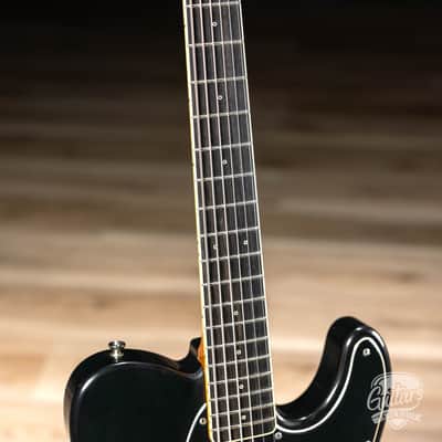 Shabat Lion Special Swamp Ash Baritone w/ Ebony Fretboard & Lollar P-90s – Black image 4