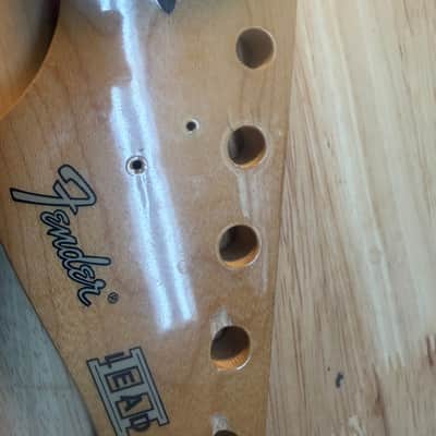 Fender Guitar Neck Lead 3 III Fits Strat Replacement Mexico Made MIM - For Parts image 11