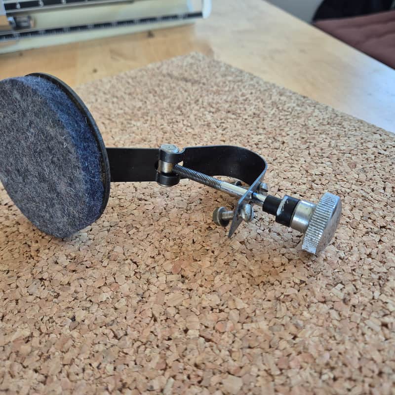 ~1980 Sonor Phonic / Champion / Teardrop Floortom Dampener Chrome