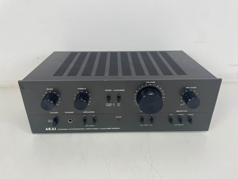 Akai - AM-2250 - Integrated Stereo Amplifier - Serviced (Cleaned/Replacement) image 1