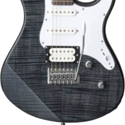 Yamaha PAC212VFM Pacifica Electric Guitar, Rosewood Fingerboard, Translucent Black image 2