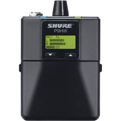 Shure P9HW= PSM900 Wired Bodypack Personal Monitor image 2