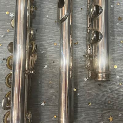 Powell Vintage Heavy Wall Commercial Flute 1980 - Silver Serial #5936 image 3