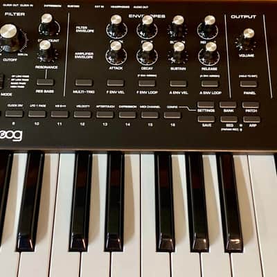 Moog Messenger 32-Key Monophonic Synthesizer - Black image 8