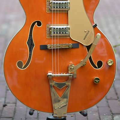 Gretsch Synchromatic Nashville Hollow Body Single-Cut with Bigsby - 50's Orange Stain image 1