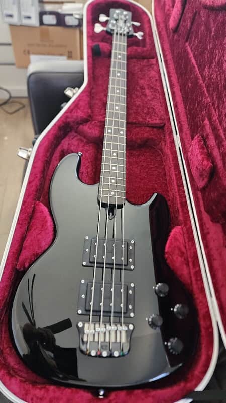 Wal MK1 2012  Black  4 string bass guitar image 1