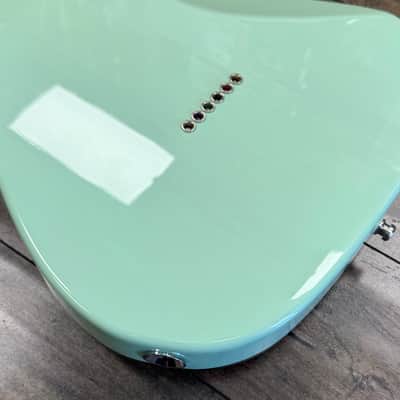 Fender American Ultra Luxe Telecaster 2021 - Surf Green Electric Guitar image 14