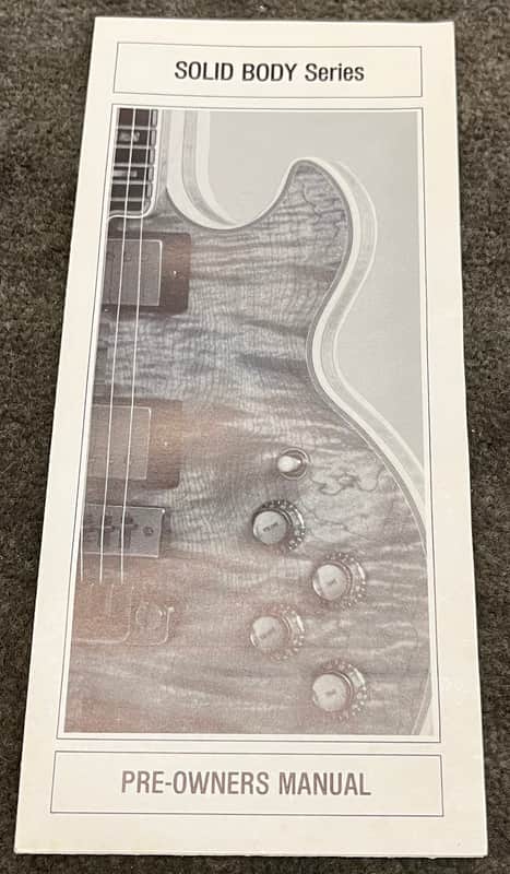 Gibson Solid Body Series Brochure 1980’s image 1