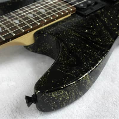 Custom Swirl Painted Laguna LE-50 (Short Scale) Electric Guitar image 12