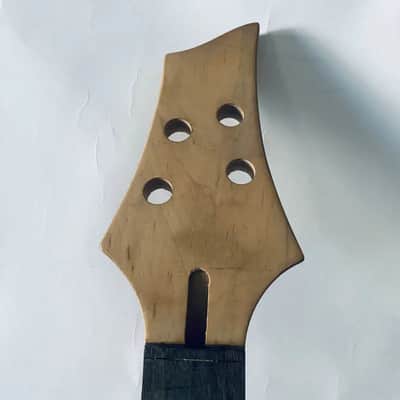 Unfinished 4 String Electric Bass Guitar Maple Neck, 24 Frets Rosewood Fingerboard image 6