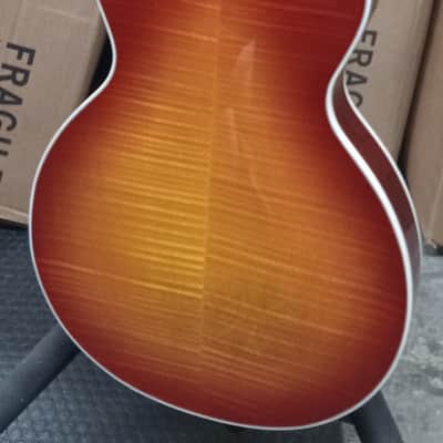 Gibson Les Paul Supreme in Cherry Sunburst (2003) 1st Year Gold Frets Fancy Binding! image 12